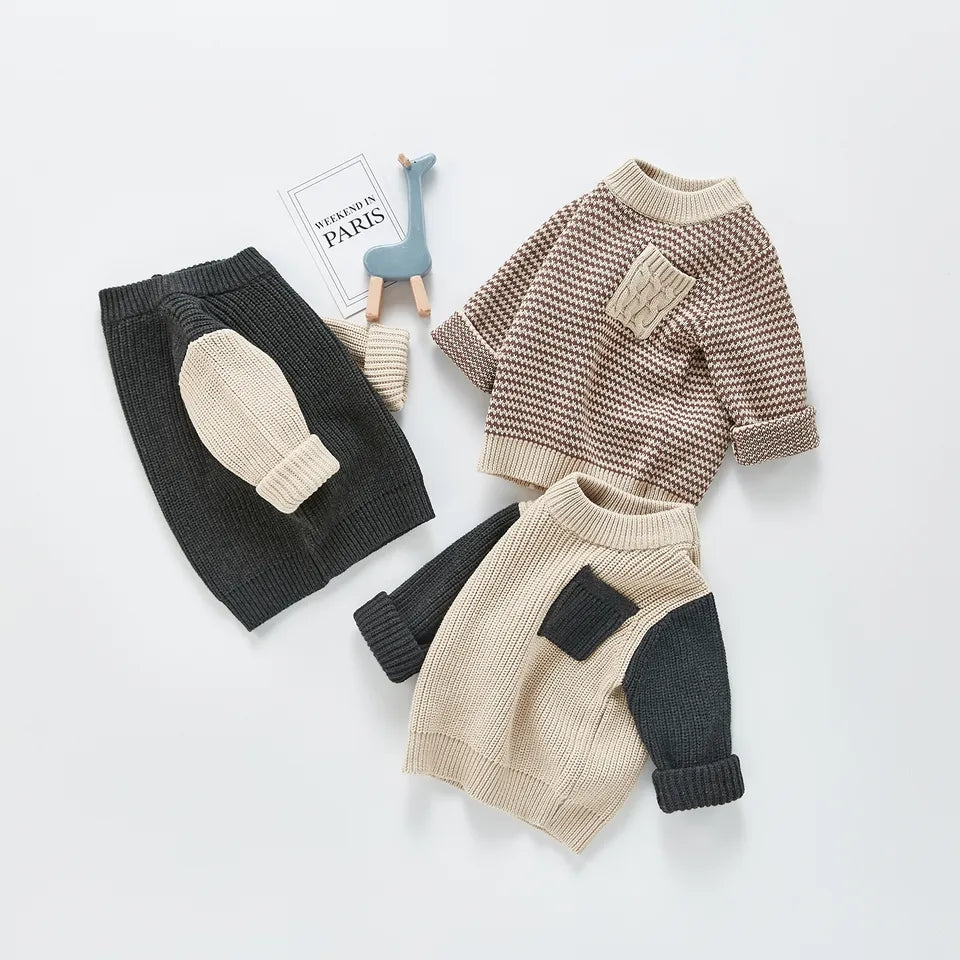 Knit Sweater with Pocket