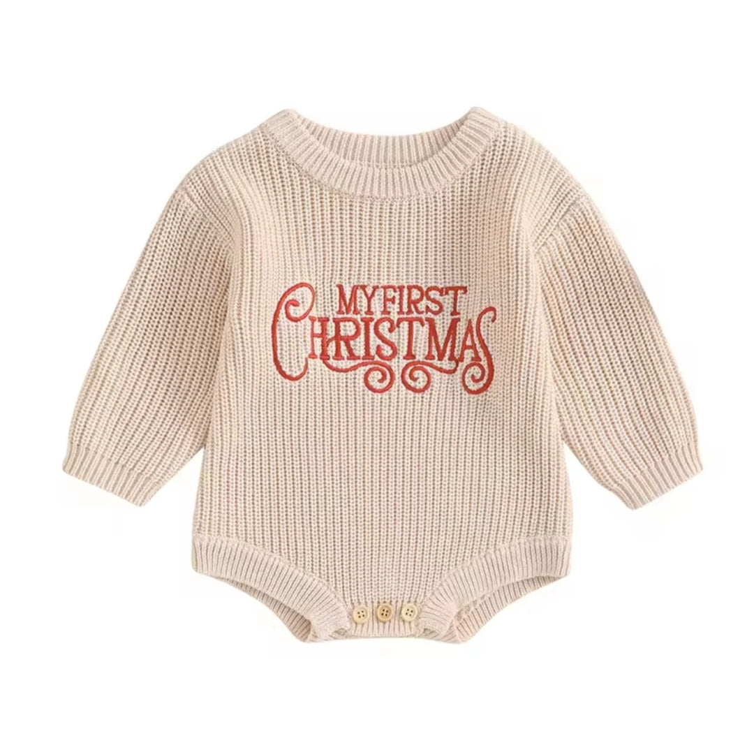 Primer suéter de Navidad