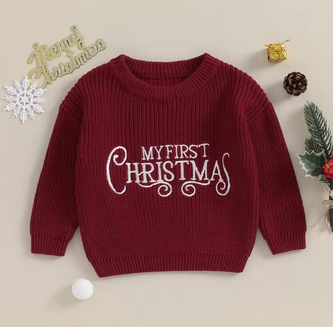 Primer suéter de Navidad