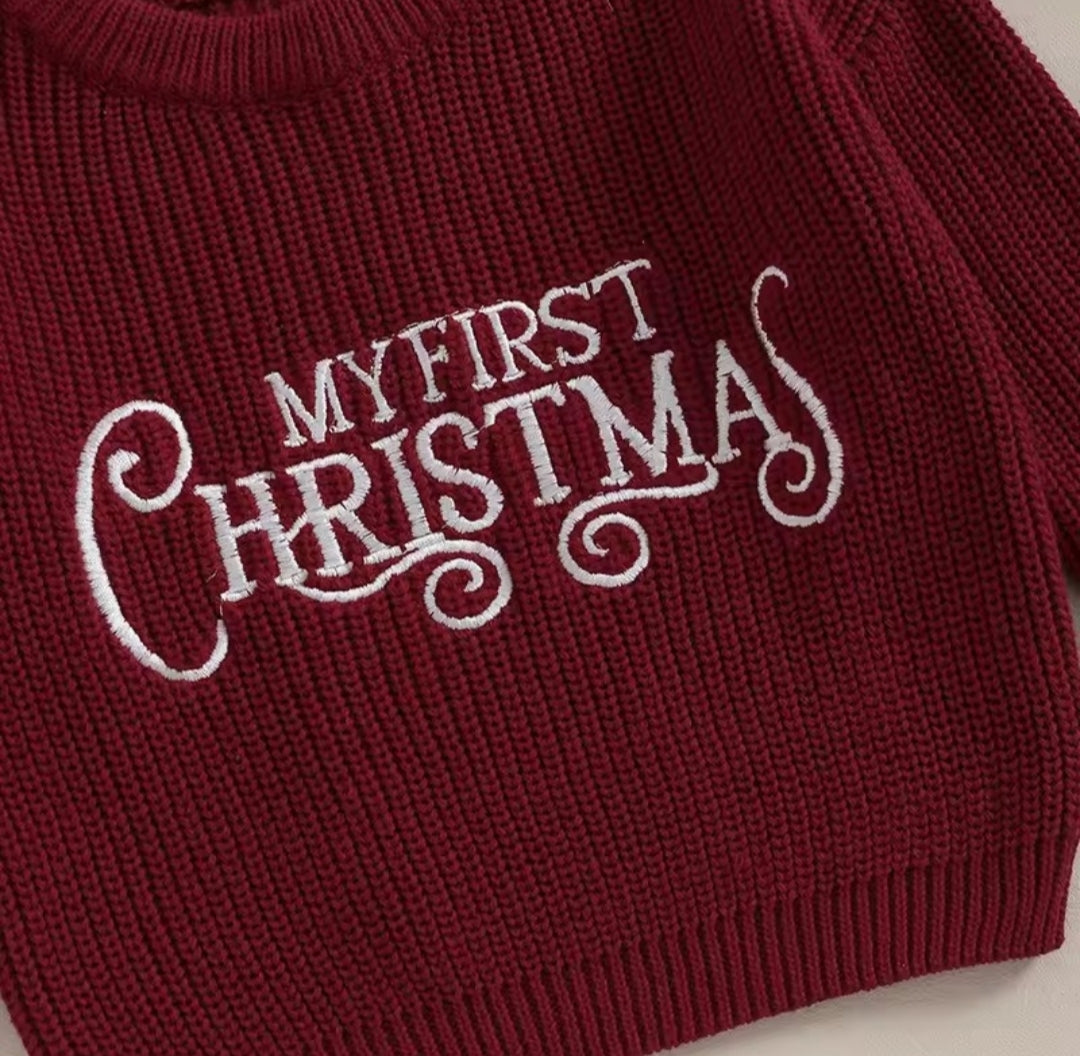 Primer suéter de Navidad